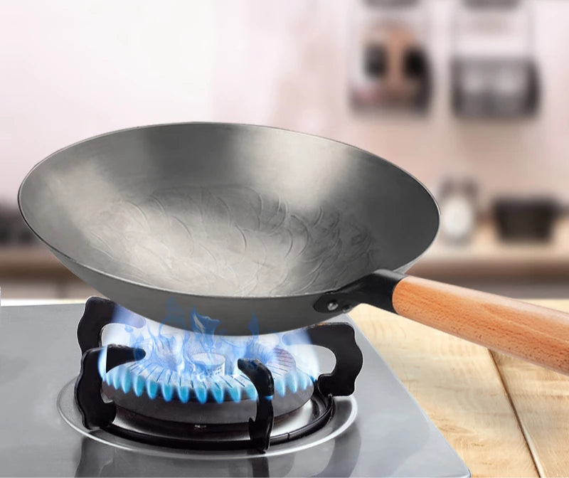 Wok en inox pour gazinière - KONG La maison du wok